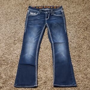 Rock Revival Women's Dark Blue Boot Cut Jeans